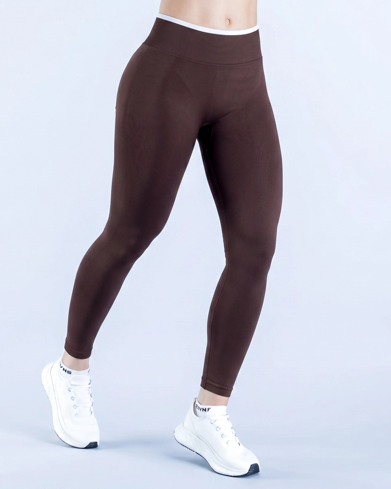 LEGGINS FITNESS PRETINA BICOLOR EFECTO MOLDOR CALIDAD - 2