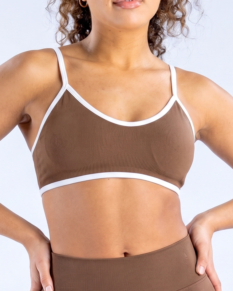 PETO DEPORTIVO MUJER SEAMLESS BICOLOR ALTA SUJECION - 2