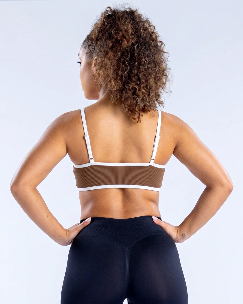 PETO DEPORTIVO MUJER SEAMLESS BICOLOR ALTA SUJECION - 3