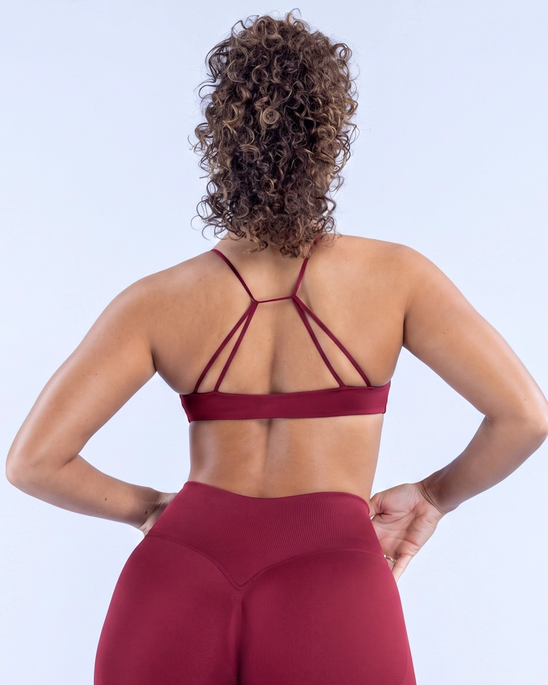 PETO DEPORTIVO MUJER SUJETADOR GYM YOGA ESCALDA DESCUBIERTA - 3