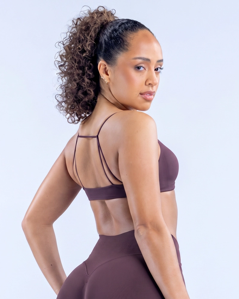 PETO DEPORTIVO MUJER SUJETADOR GYM YOGA ESCALDA DESCUBIERTA - 4