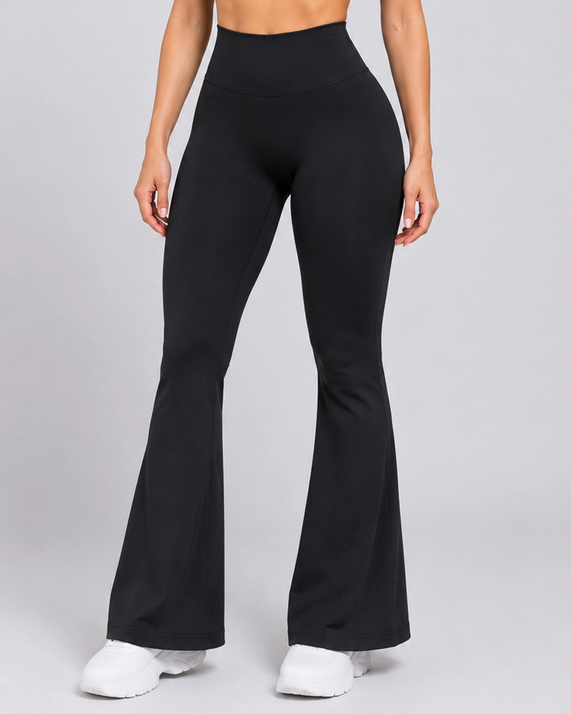LEGGING FLARE FAJA MODELADORA OXFORD PUSH UP TIRO ALTO - 2