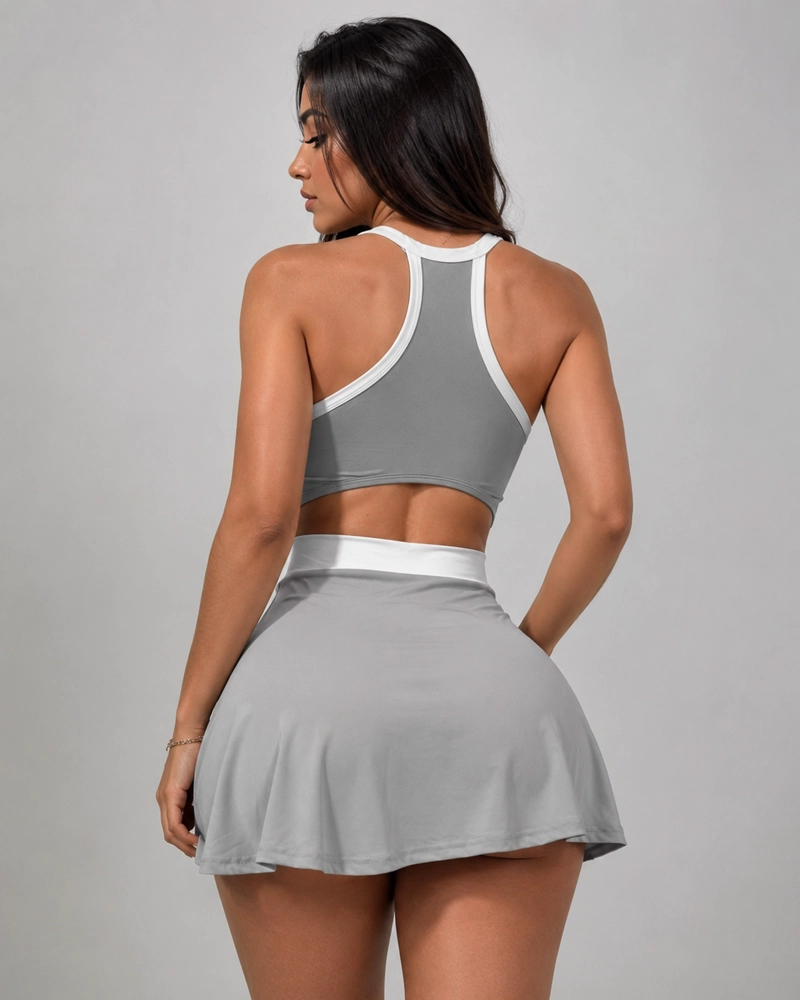 VESTIDO ENTERITO DEPORTIVO MUJER SHORT INTERIOR BOLSILLO PADEL TENIS - 6