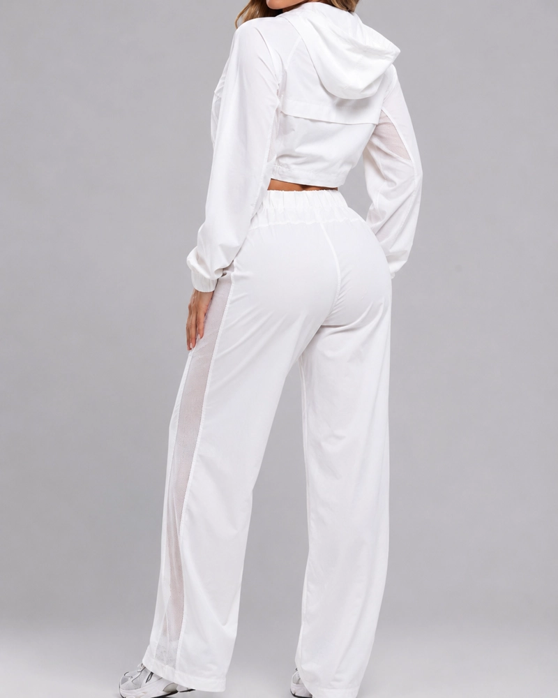 CONJUNTO DEPORTIVO MUJER CHAQUETA CROP Y PANTALON PALAZZO - 5