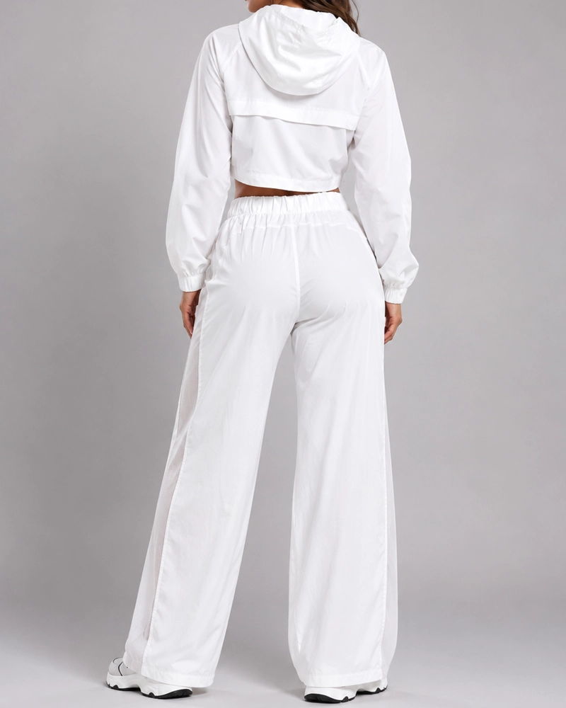CONJUNTO DEPORTIVO MUJER CHAQUETA CROP Y PANTALON PALAZZO - 7