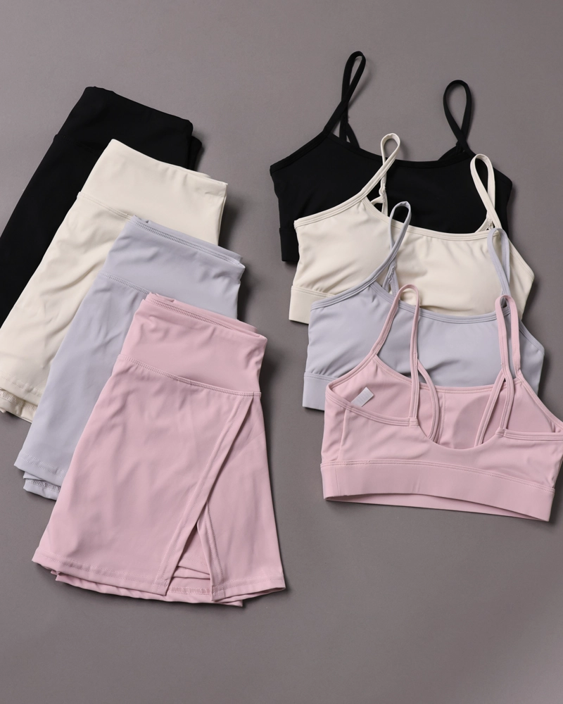 SET DEPORTIVO 2 PIEZAS FALDA SHORT Y PETO TENIS PADEL MUJER - 8