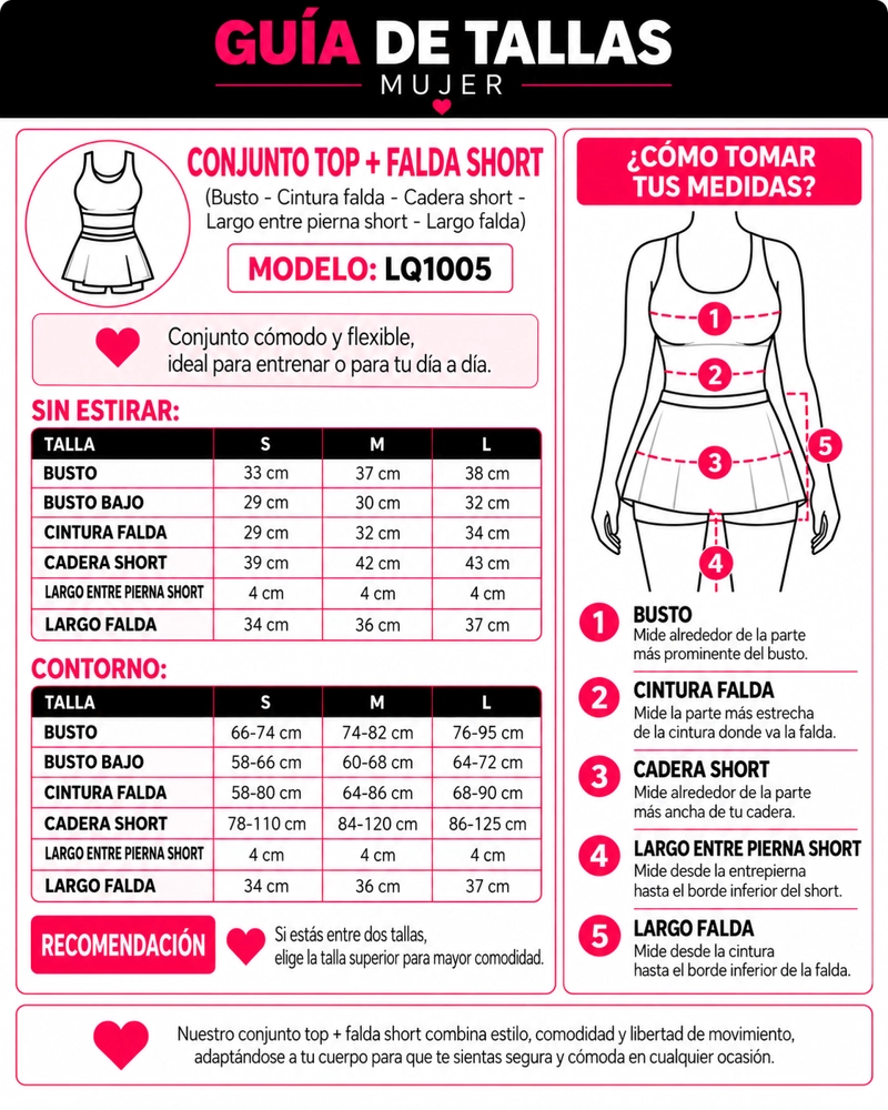 CONJUNTO DEPORTIVO 2 PIEZAS PETO Y FALDA SHORT CON BOLSILLO - 7