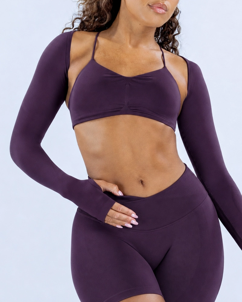 TAPADO DEPORTIVO MANGA LARGA BOLERO GYM MUJER - 3