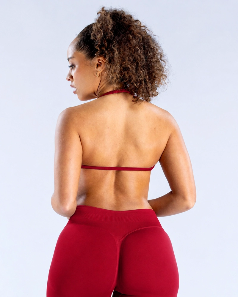 SET DEPORTIVO MUJER CALZA LEGGING Y TOP PETO HALTER - 2
