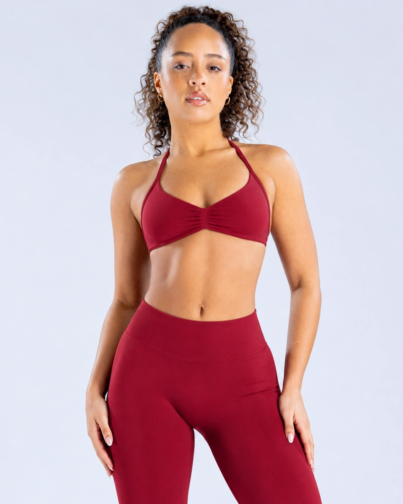 SET DEPORTIVO MUJER CALZA LEGGING Y TOP PETO HALTER - 3