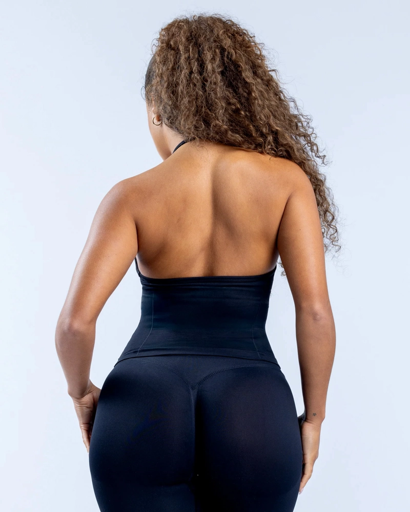 SET DEPORTIVO MUJER SHORT DEPORTIVO Y TOP PETO LARGO HALTER - 4