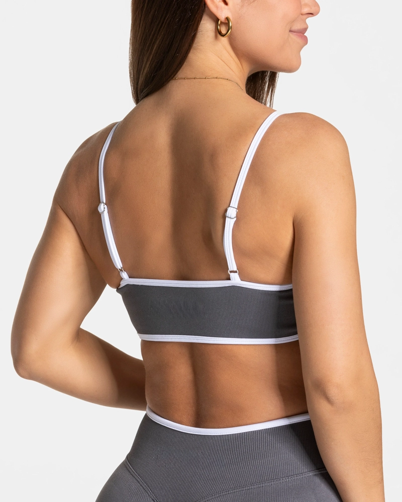 SET DEPORTIVO MUJER CALZA LARGA LEGGINGS Y TOP PETO CORTO - 2