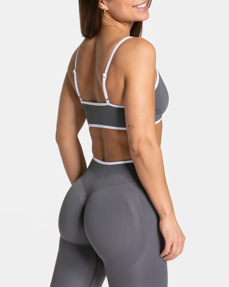 SET DEPORTIVO MUJER CALZA LARGA LEGGINGS Y TOP PETO CORTO - 3