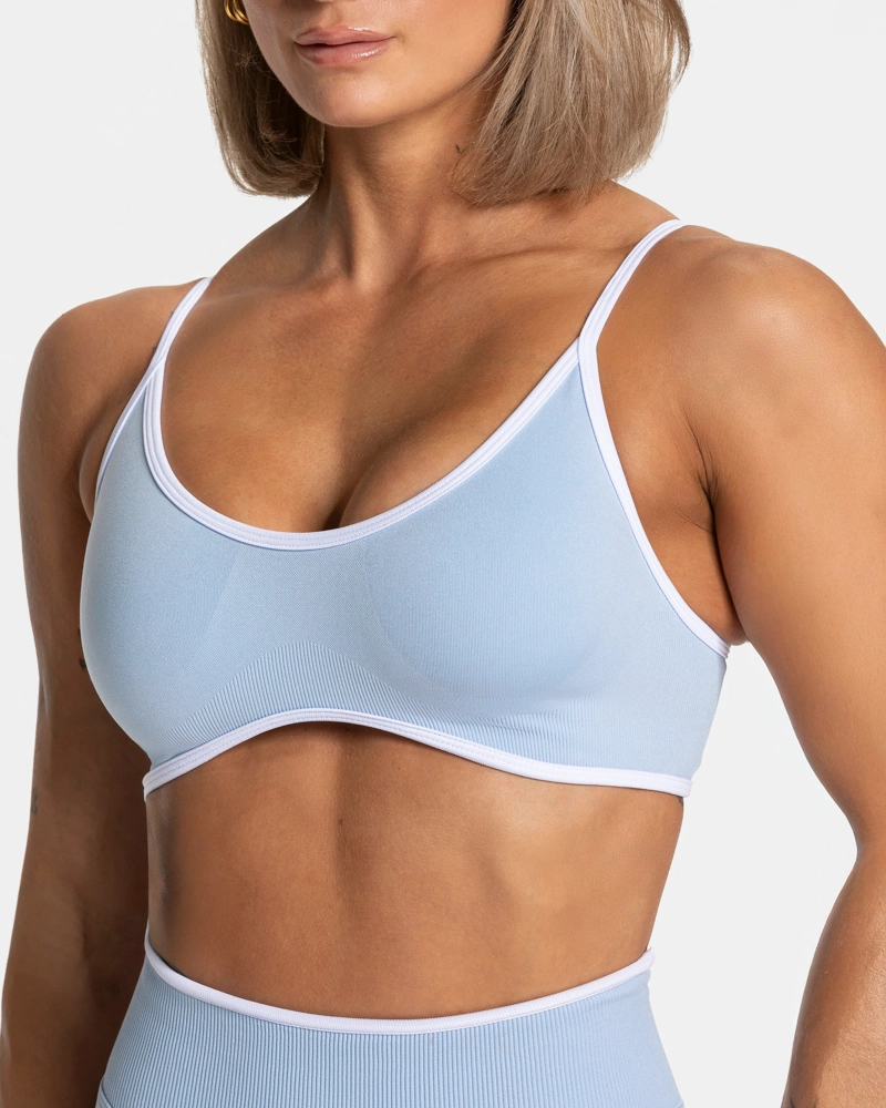 SET DEPORTIVO MUJER CALZA LARGA LEGGINGS Y TOP PETO CORTO - 3