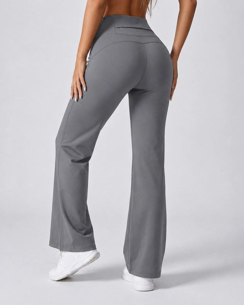 PANTALON DEPORTIVO MUJER PALAZZO TIRO ALTO FLARE - 2