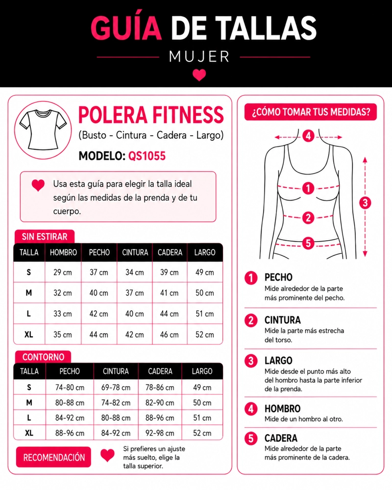 POLERA DEPORTIVA MUJER MANGA CORTA GYM - 5