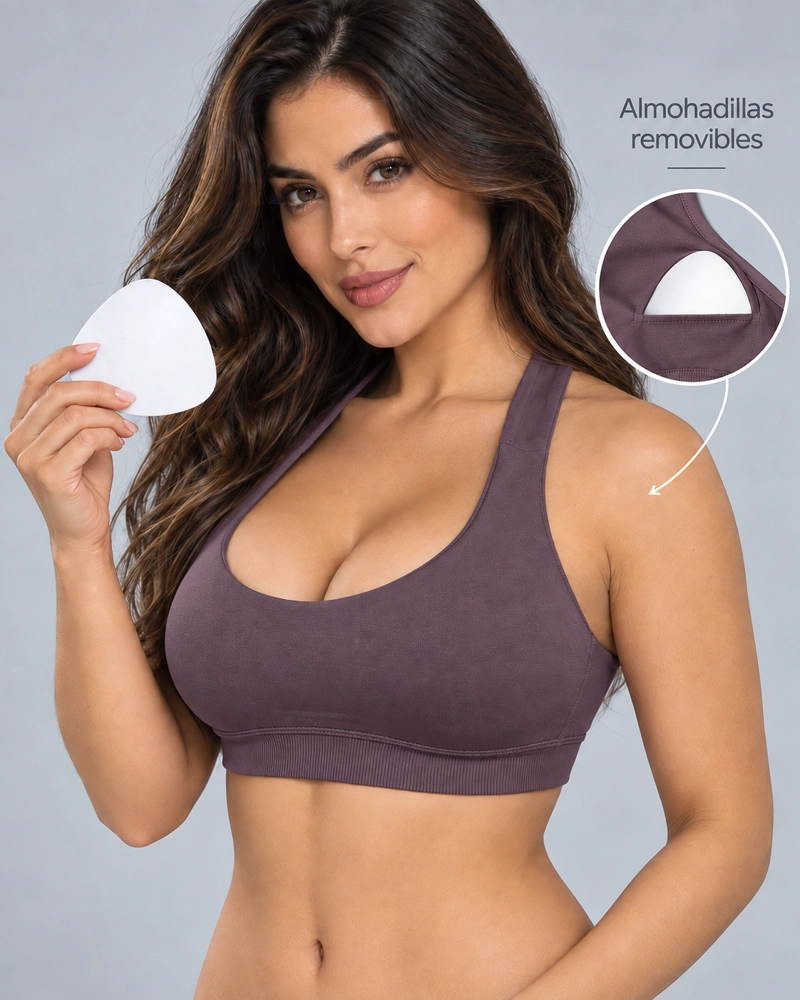 TOP DEPORTIVO MUJER HALTER ESPALDA DESCUBIERTA GYM - 4