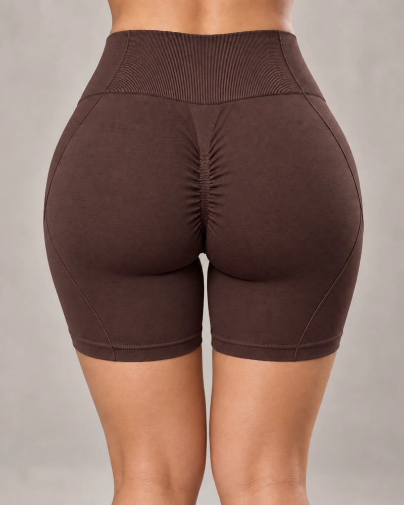 SHORT DEPORTIVO TIRO ALTO AJUSTADO MOLDEADOR FITNESS - 3