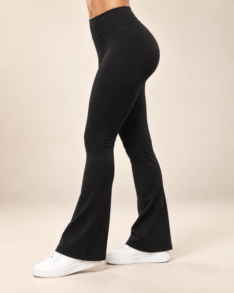 CALZA DEPORTIVA FEMENINA ACAMPANADA FLARE PUSH UP - 2