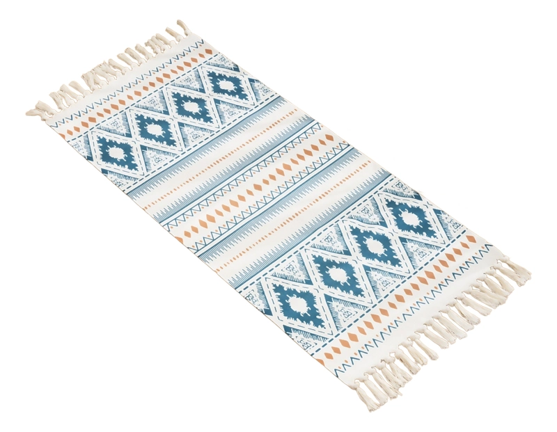 BAJADA DE CAMA LINO 60X130CM DECORATIVA MULTICOLOR 743 - 1