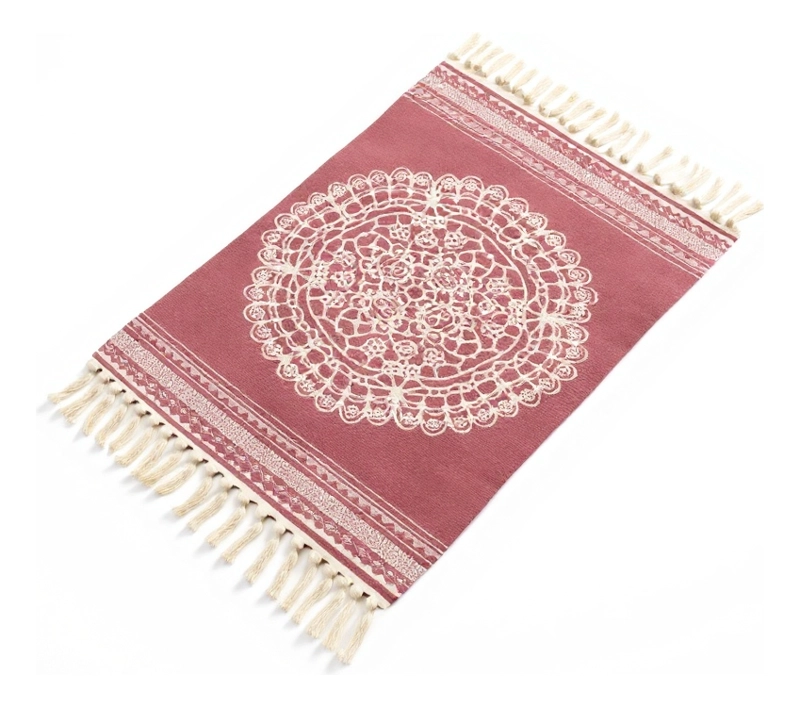 BAJADA DE CAMA ELEGANTE LINO 60X90CM MODELO 740 - 1