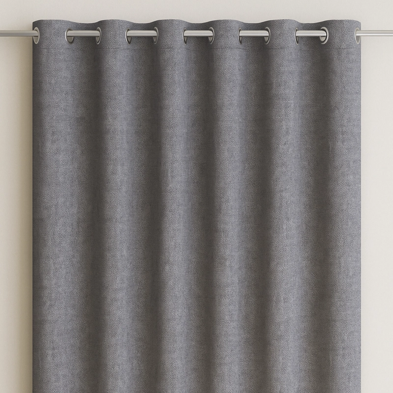 CORTINA BLACKOUT GRIS 2 PAÑOS FORRO BLANCO N°108 - 2