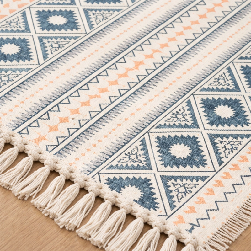 TAPETE DECORATIVO E TNICO COLORIDO 60X90CM LINO 739 - 2
