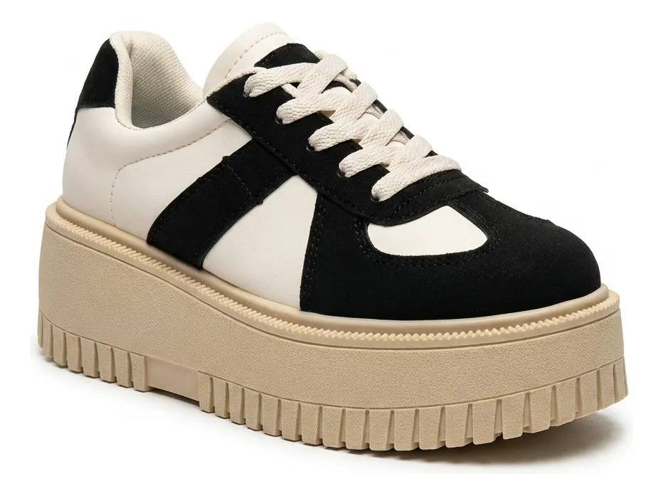 ZAPATILLAS MUJER PLATAFORMA URBANA LIVIANAS 7771 - 2