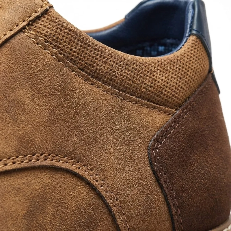 ZAPATO CASUAL HOMBRE CAMEL CORDONES ESTILO DERBY 7442 - 5
