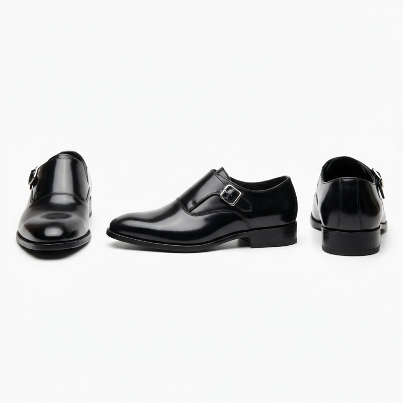 ZAPATO DE VESTIR NEGRO HOMBRE CON HEBILLA 7420 - 8