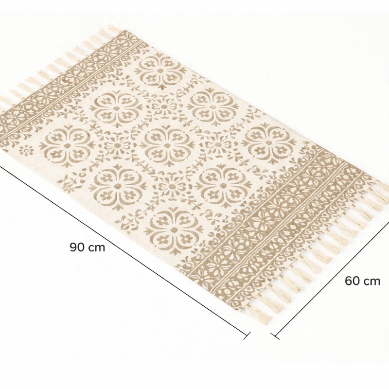 BAJADA DE CAMA 60X90CM LINO CLASICO Y RESISTENTE 736 - 3