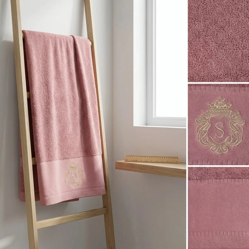 TOALLA DE BAÑO SIGNATURE ROSA VIEJO | ALGODON PREMIUM HOTEL - 5