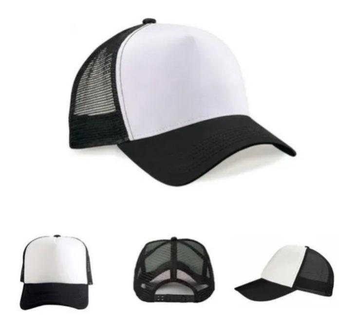 JOCKEY NEGRO GORRA NEGRAS SUBLIMABLES PACK X10 UNIDADES - 3