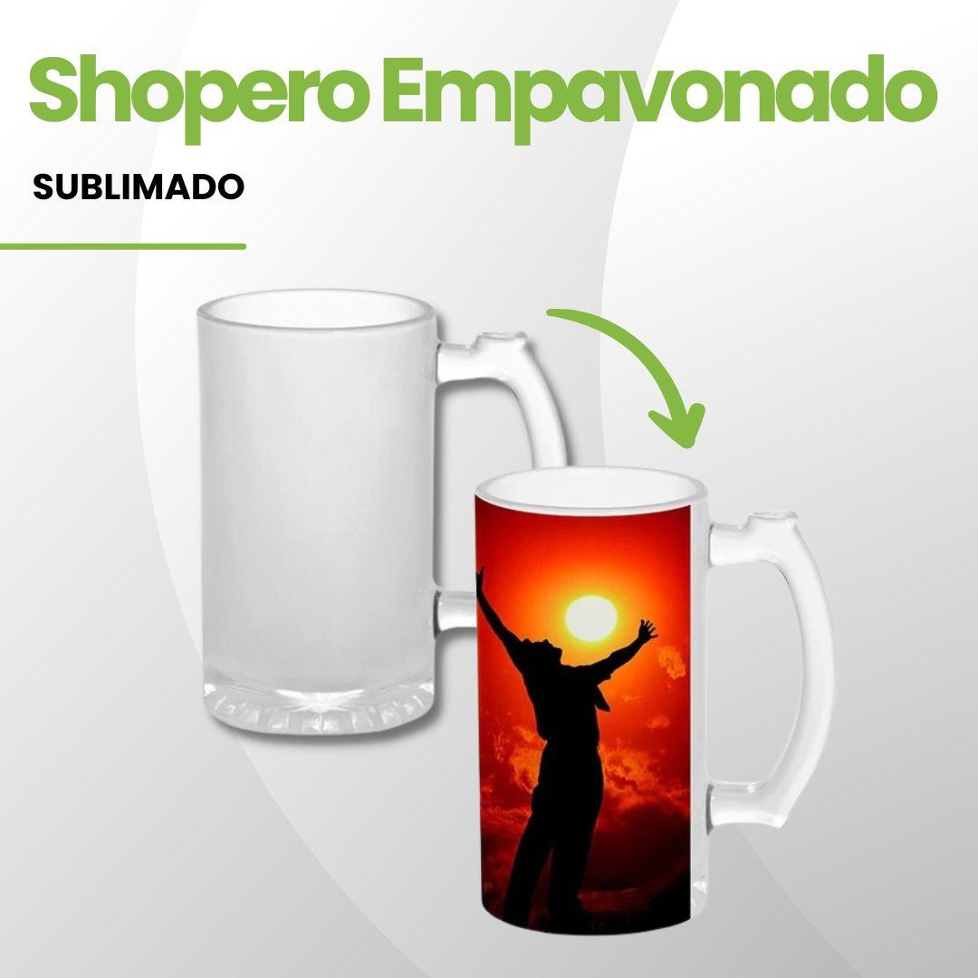 12 SHOPEROS C/ POLIMERO PREMIUM SUBLIMACION EMPAVONADO 16OZ - 4