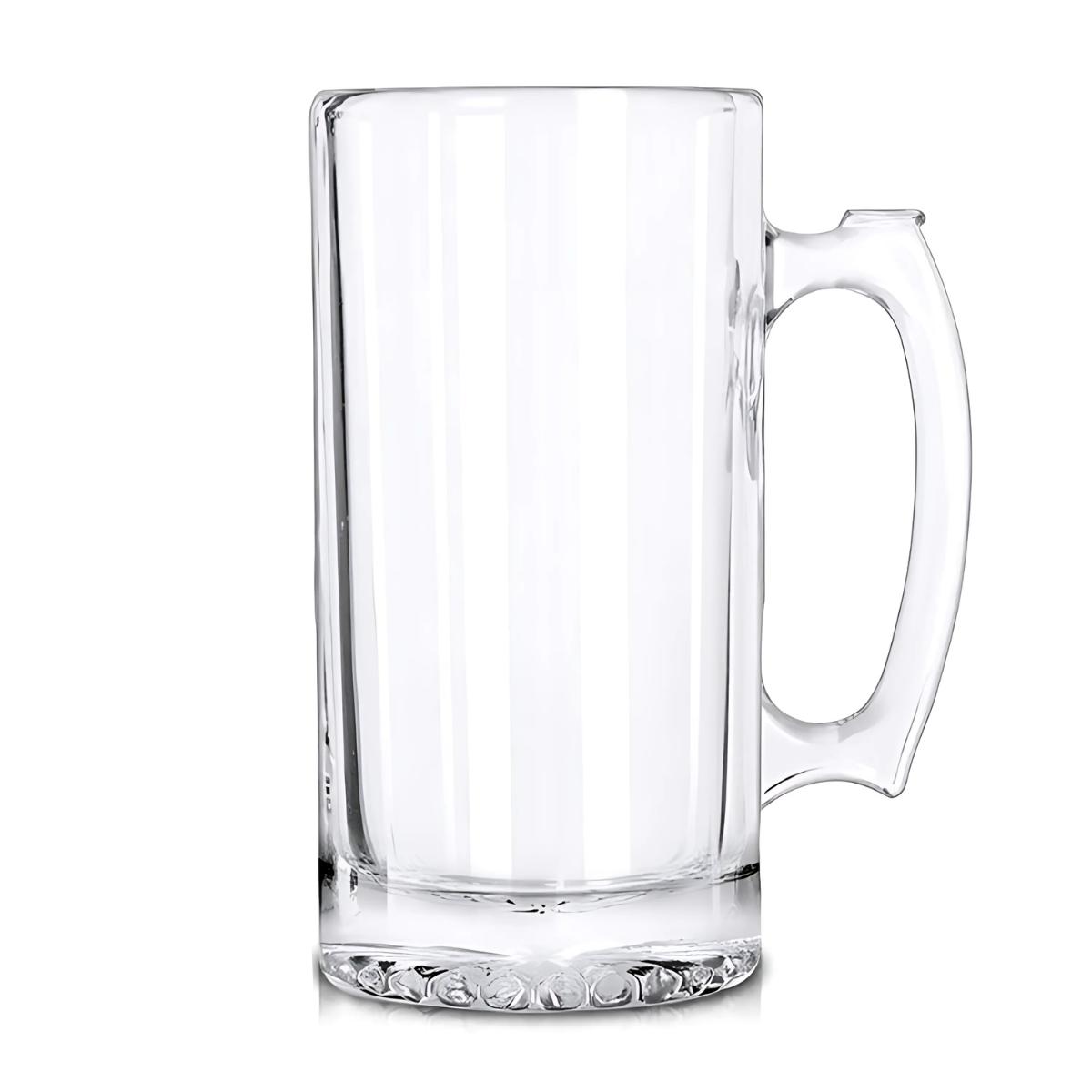 PACK X 6 SHOPEROS SUBLIMABLES VASOS CERVEZA VIDRIO CRISTAL 16 OZ - 1