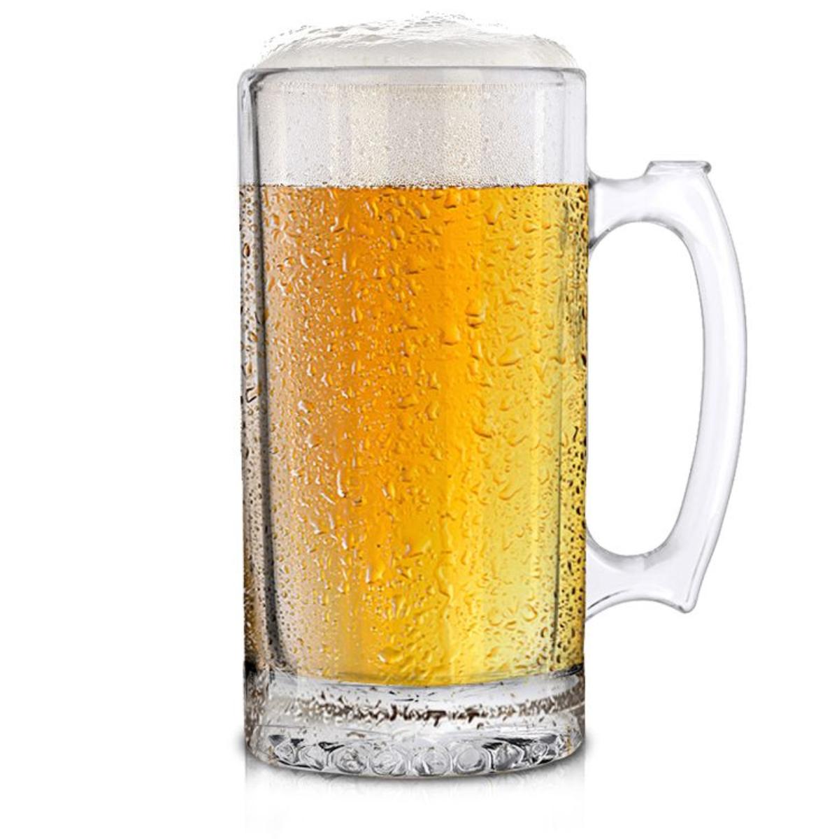 PACK X 6 SHOPEROS SUBLIMABLES VASOS CERVEZA VIDRIO CRISTAL 16 OZ - 2