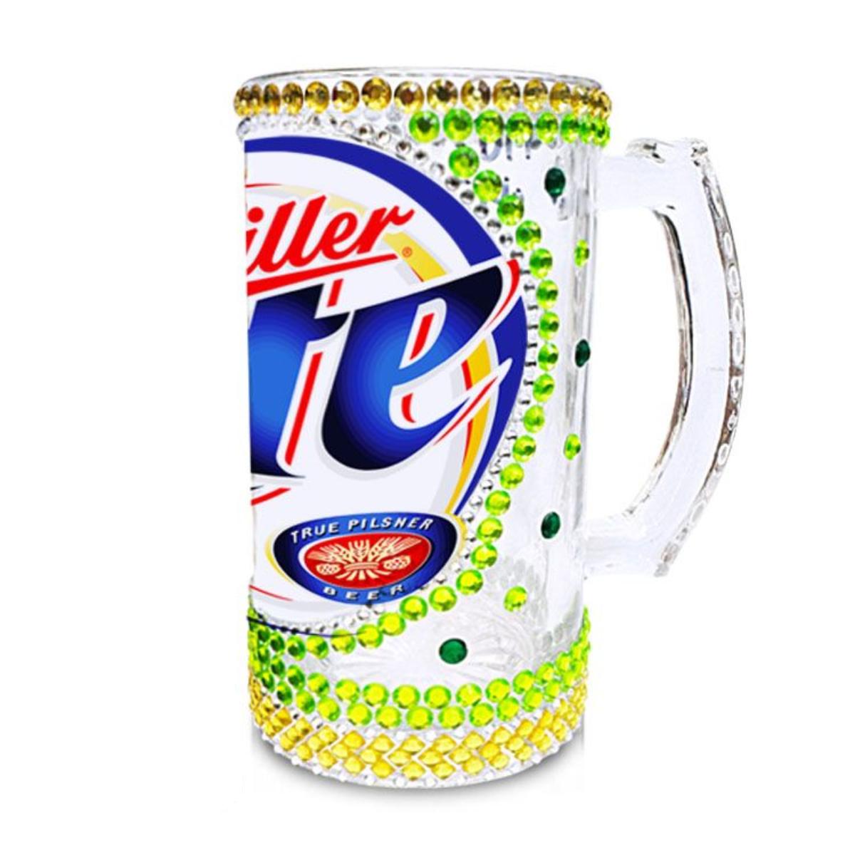 PACK X 6 SHOPEROS SUBLIMABLES VASOS CERVEZA VIDRIO CRISTAL 16 OZ - 6