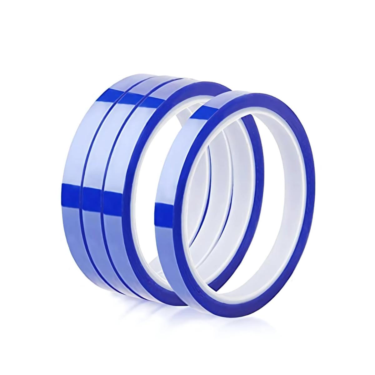 CINTA PACK 5 TÉRMICAS PREMIUM AZUL 6MM X 33M SUBLIMACIÓN - 3