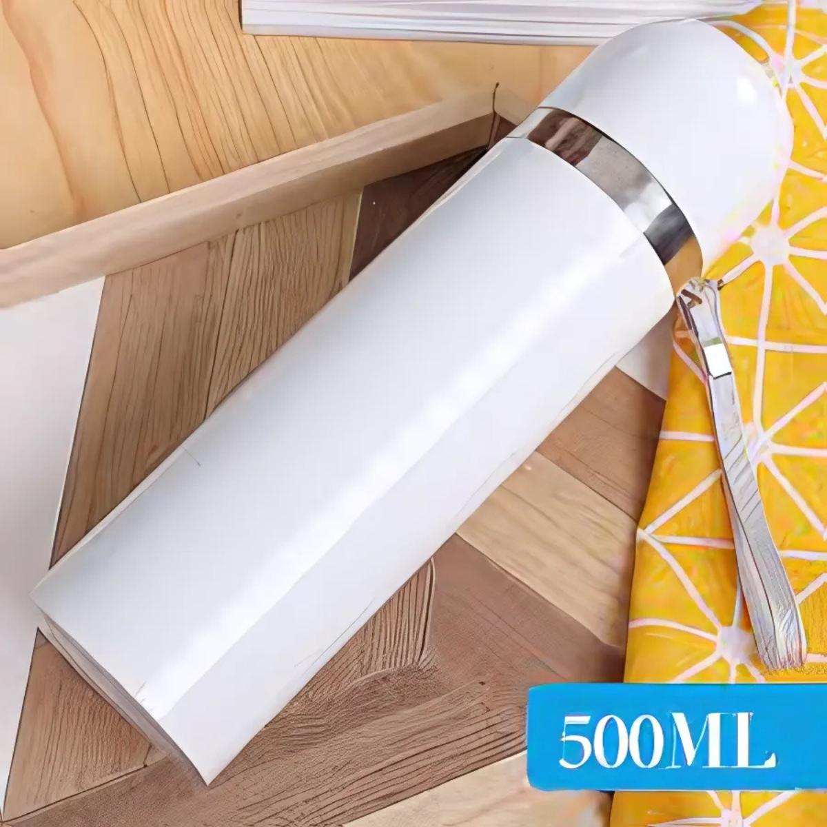 TERMO ALUMINIO BLANCO CON TAPA 500ML CAJA INDIVIDUAL COLOR SUBLIME - 4