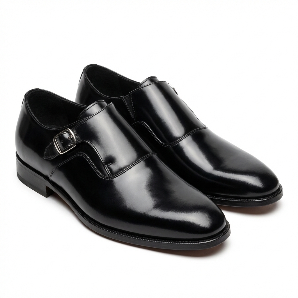 ZAPATO DE VESTIR NEGRO HOMBRE CON HEBILLA 7420 - 4