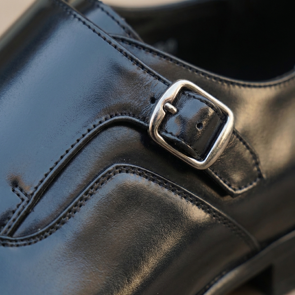 ZAPATO DE VESTIR NEGRO HOMBRE CON HEBILLA 7420 - 5