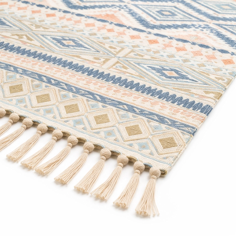 BAJADA DE CAMA 60X90CM LINO CON DISEÑO E TNICO 629 - 2