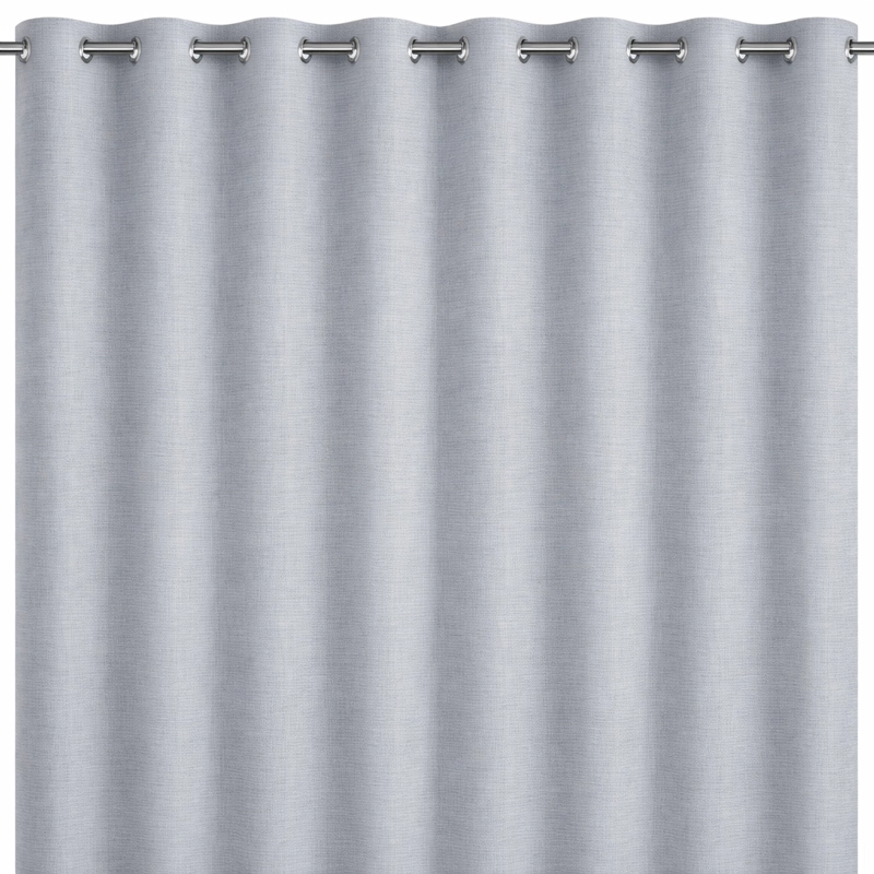 CORTINA BLACKOUT GRIS 2 PAÑOS DECORATIVA FORRO BLANCO N°113 - 2