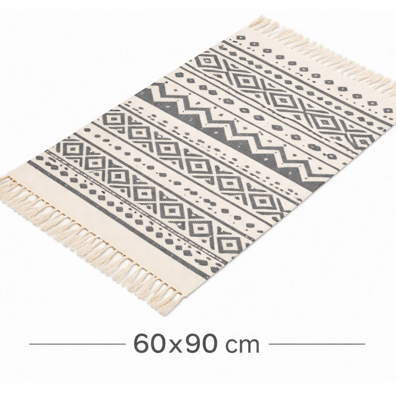 BAJADA DE CAMA 60X90CM E TNICA DE LINO RESISTENTE 735 - 3