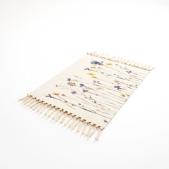 TAPETE DECORATIVO LINO FLORAL 60X90CM 730 - 1
