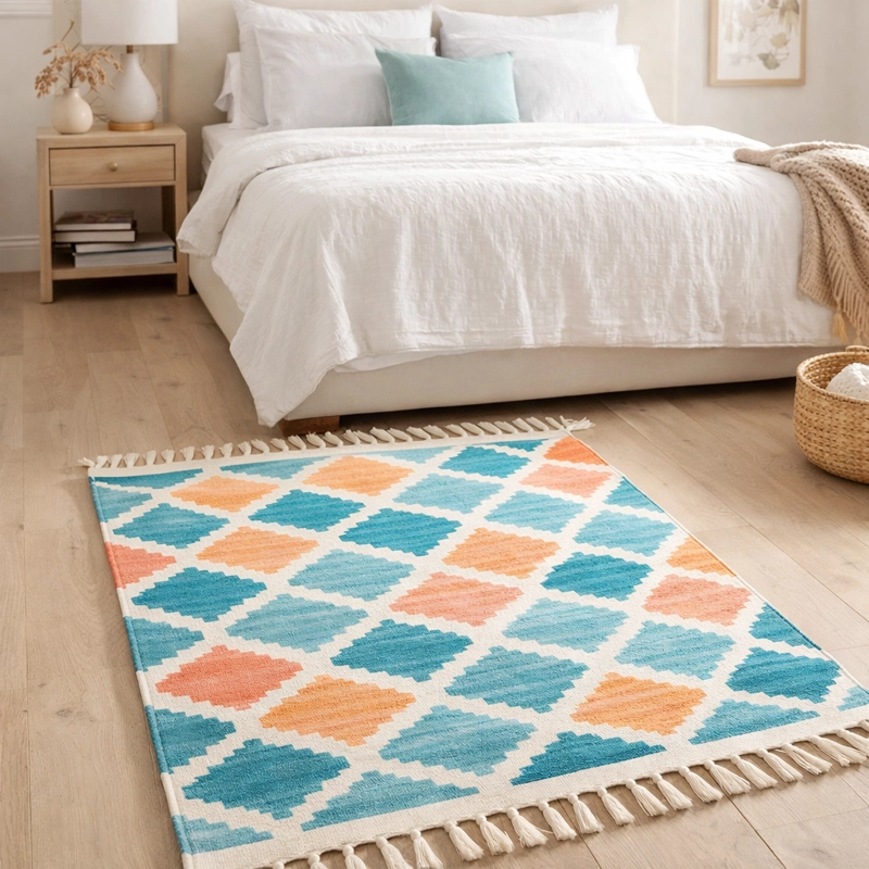 TAPETE ELEGANTE LINO GRUESO Y DURABLE 60X90CM 731 - 1