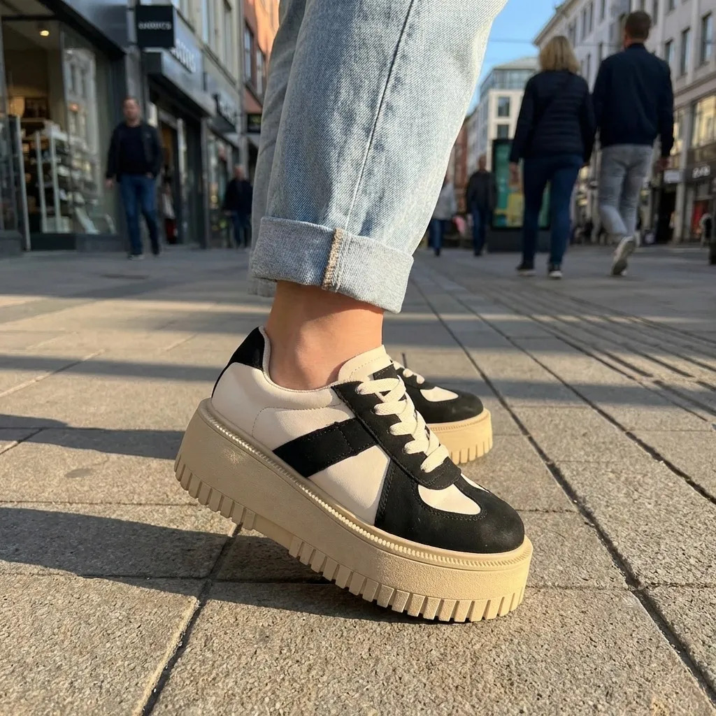 ZAPATILLAS MUJER PLATAFORMA URBANA LIVIANAS 7771 - 5