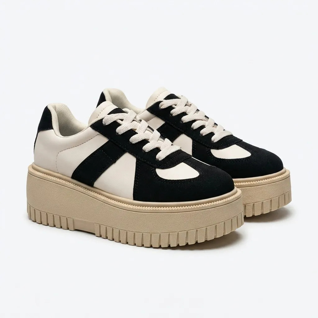 ZAPATILLAS MUJER PLATAFORMA URBANA LIVIANAS 7771 - 7