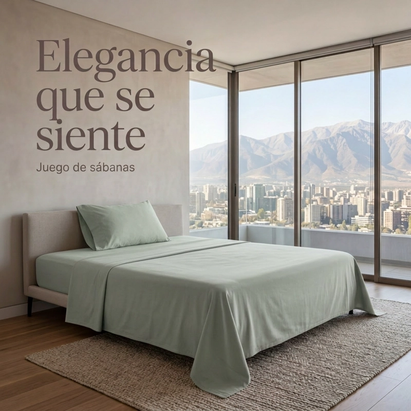 JUEGO SABANAS 800 HILOS 1 PLAZA TWIN DE ALGODON SUAVE PREMIUM DORMITORIO - 7