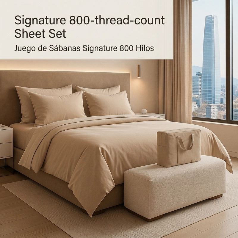 SABANAS 800 HILOS SIGNATURE BURDEO 2 PLAZAS 794 - 4